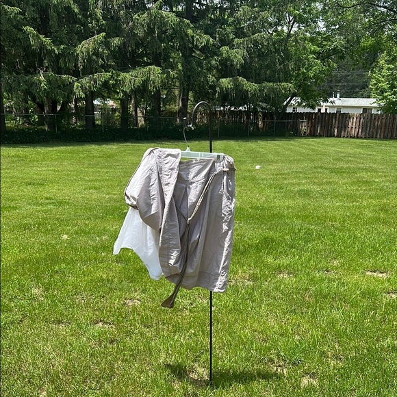 ANA A New Approach Light Tan Midi Skirt with Belt Tie Accent Women's Size 16 GUC - Picture 5 of 10